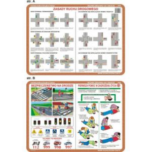 Podkładka edukacyjna Visual System Bezpieczeństwo, Ruch Drogowy